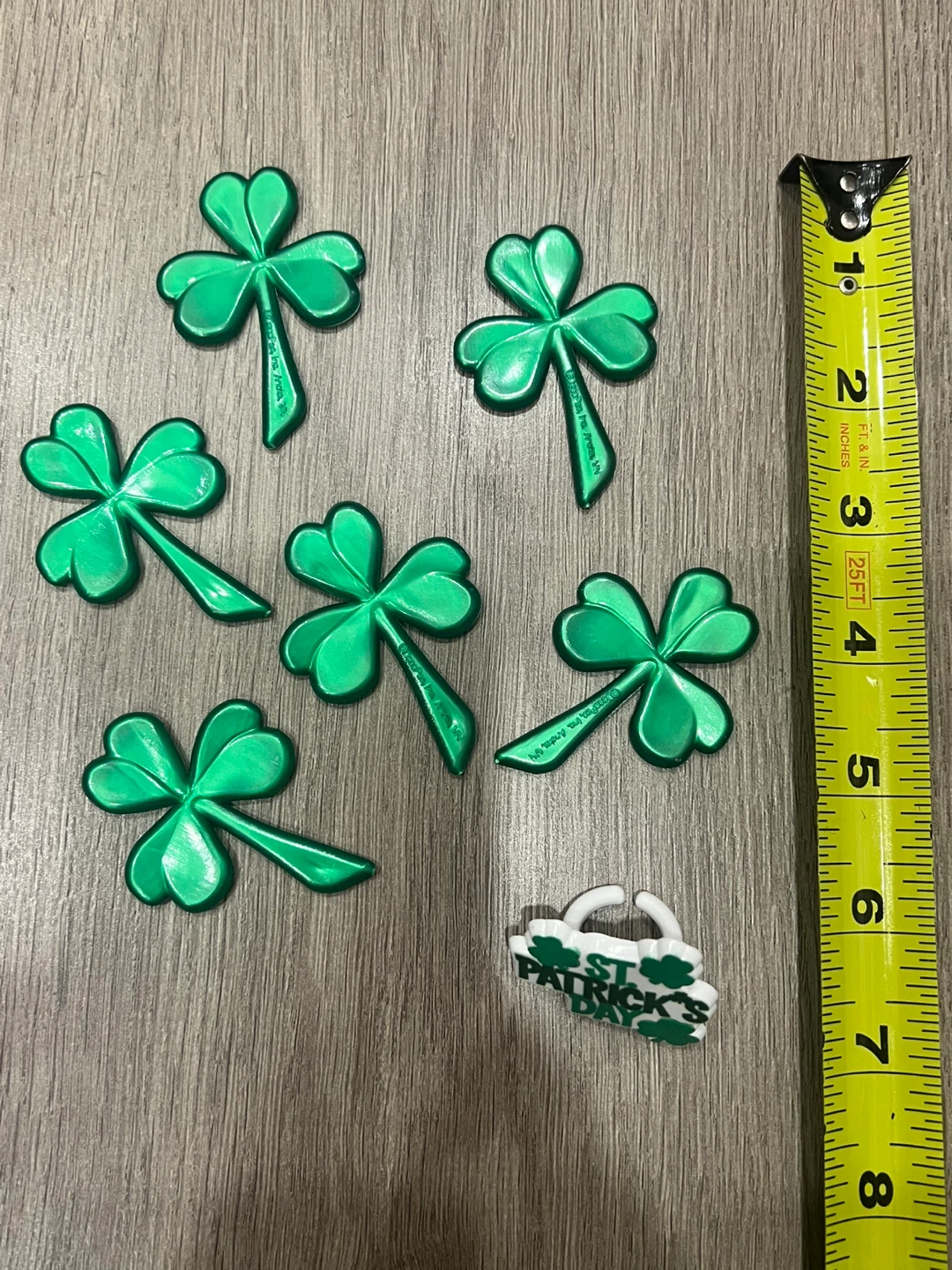 St. Patrick's Day Shamrock Decorations (Set of 6) - photo 5