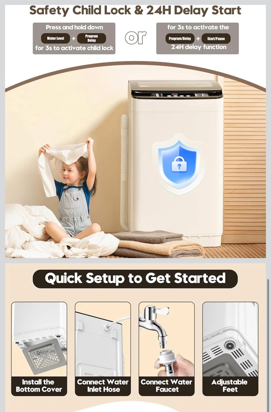 Portable Compact Washing Machine - photo 5