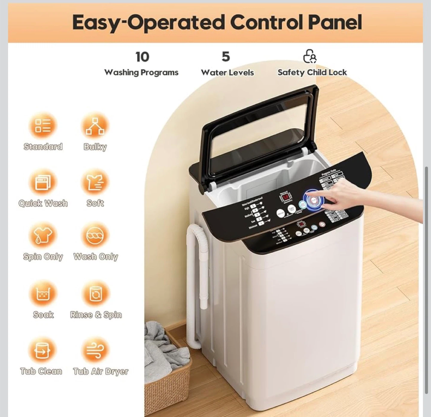 Portable Compact Washing Machine - photo 3