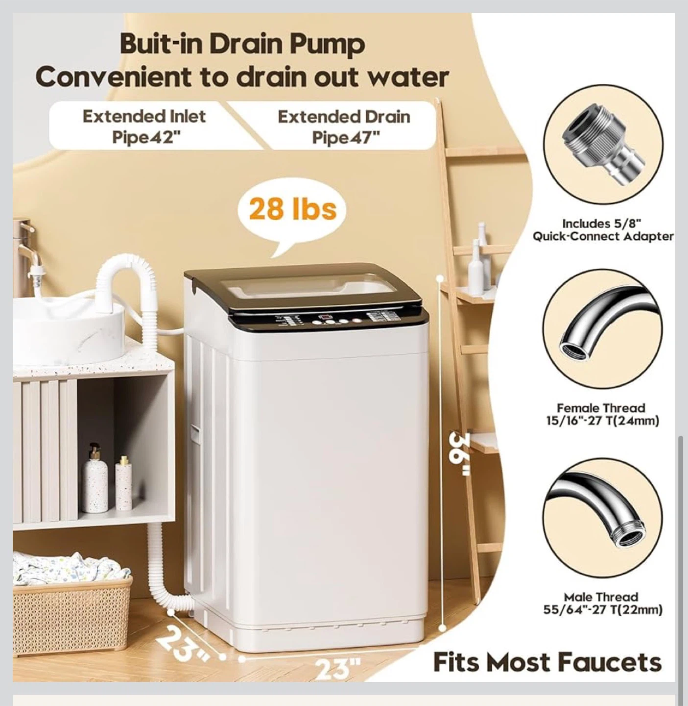 Portable Compact Washing Machine - photo 4