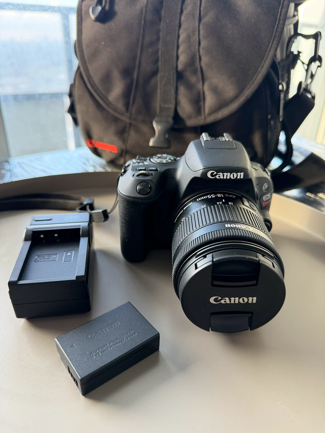 Canon EOS Rebel SL2 200D DSLR Camera For Vlog+Lowepro Bag