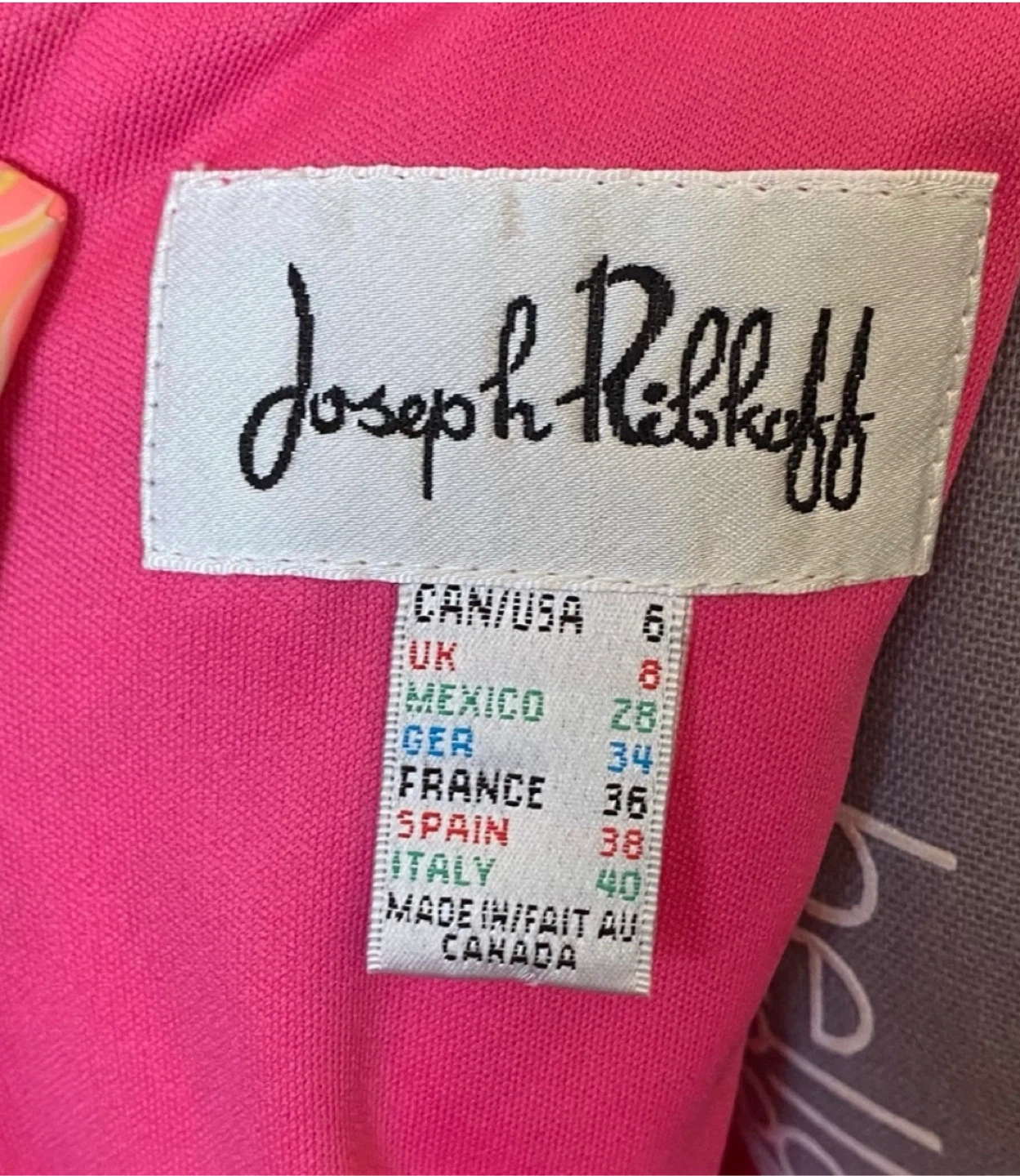 Joseph Ribkoff Barbie Hot Pink Lace Overlay Peplum Dress - photo 3