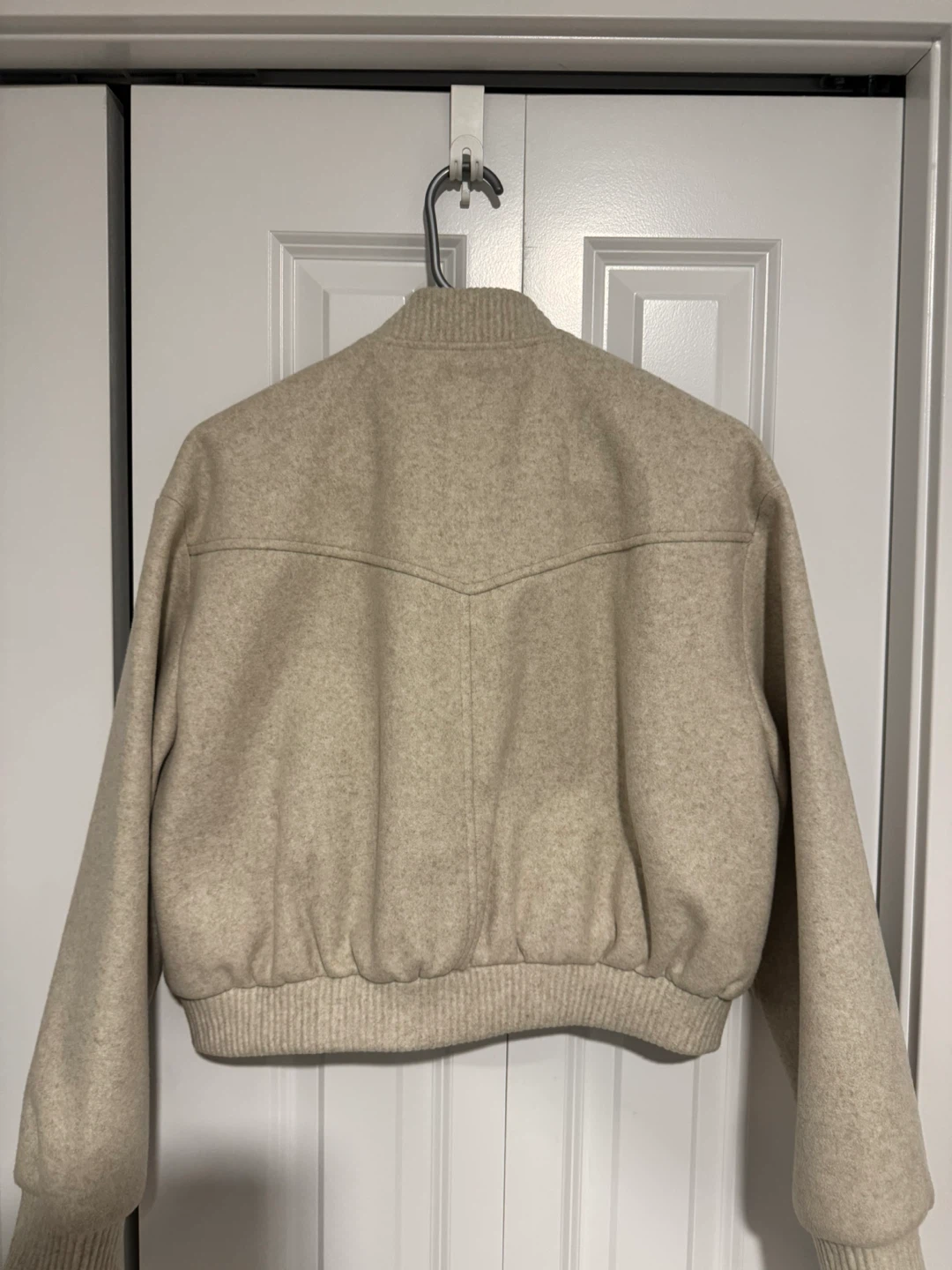 Zara Women's Beige Bomber Jacket - photo 2