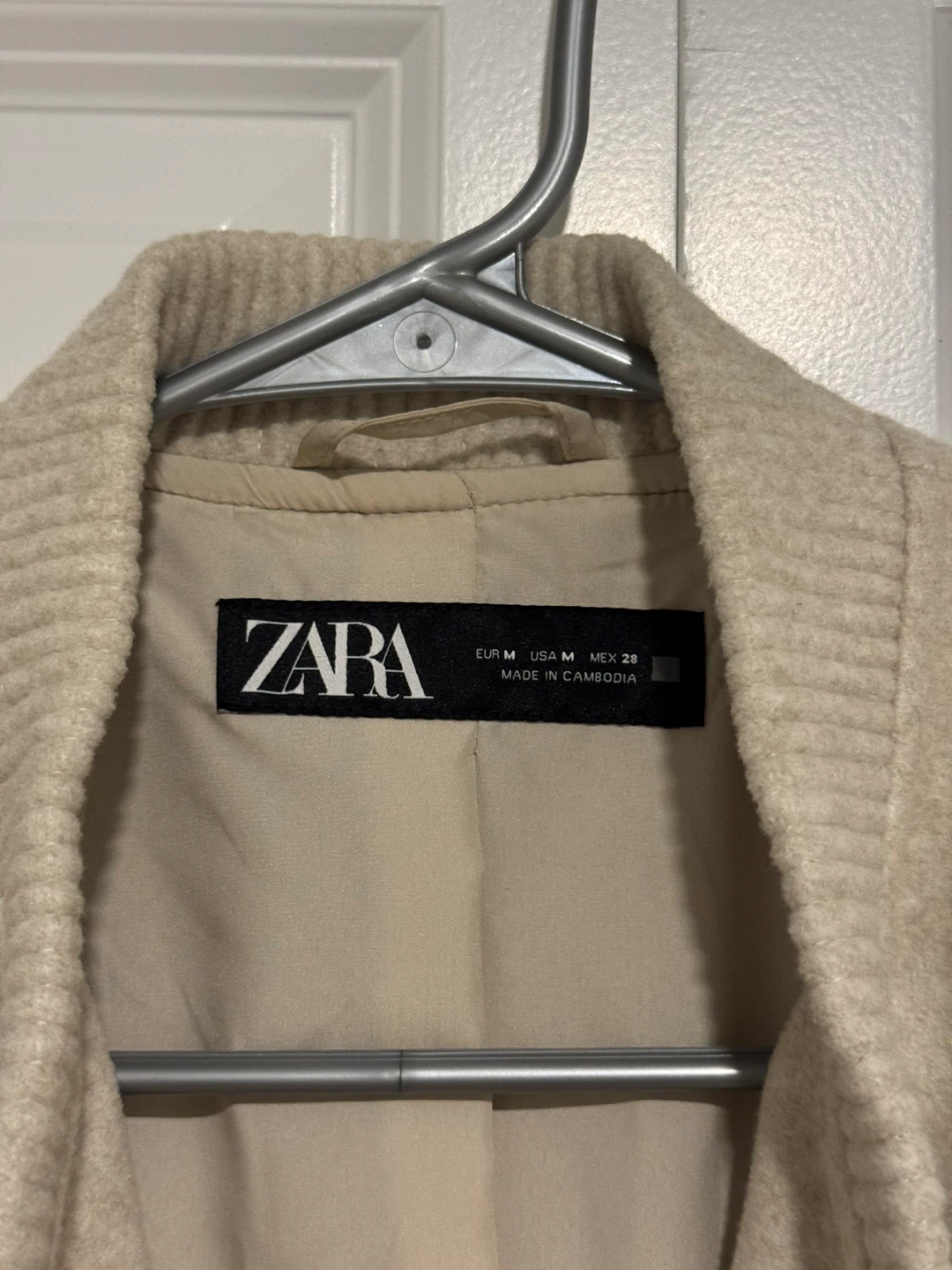 Zara Women's Beige Bomber Jacket - photo 4