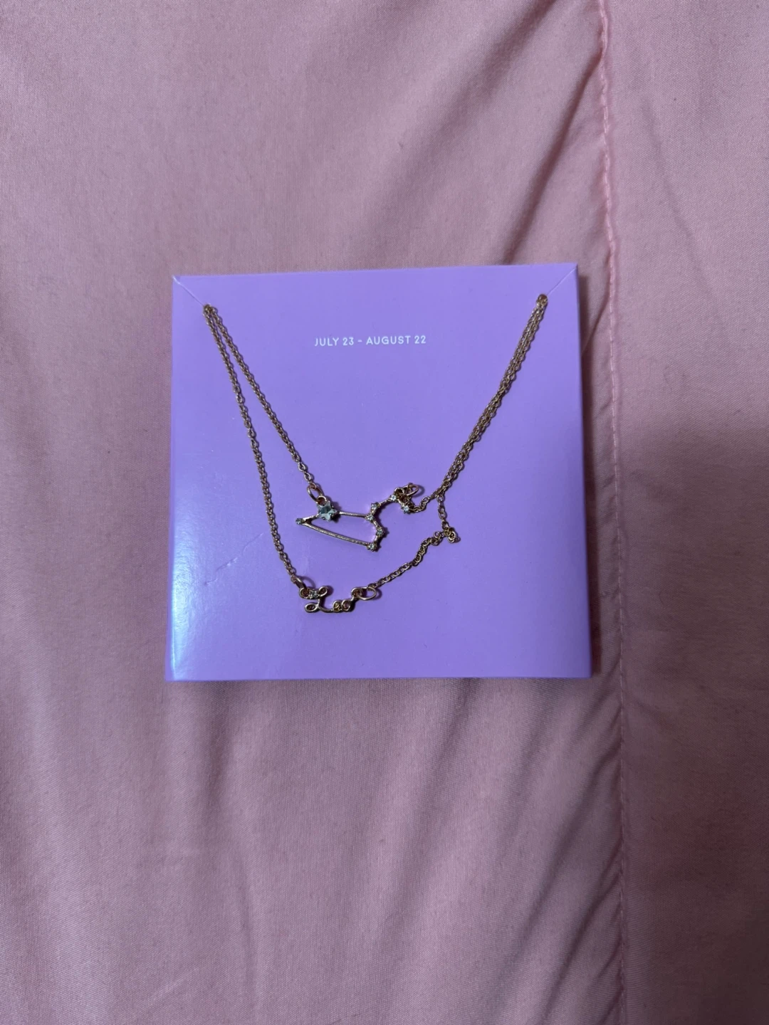 Leo Zodiac Constellation Necklace
