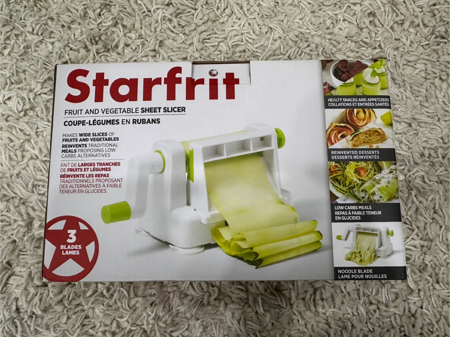 Starfrit Fruit and Vegetable Sheet Slicer
