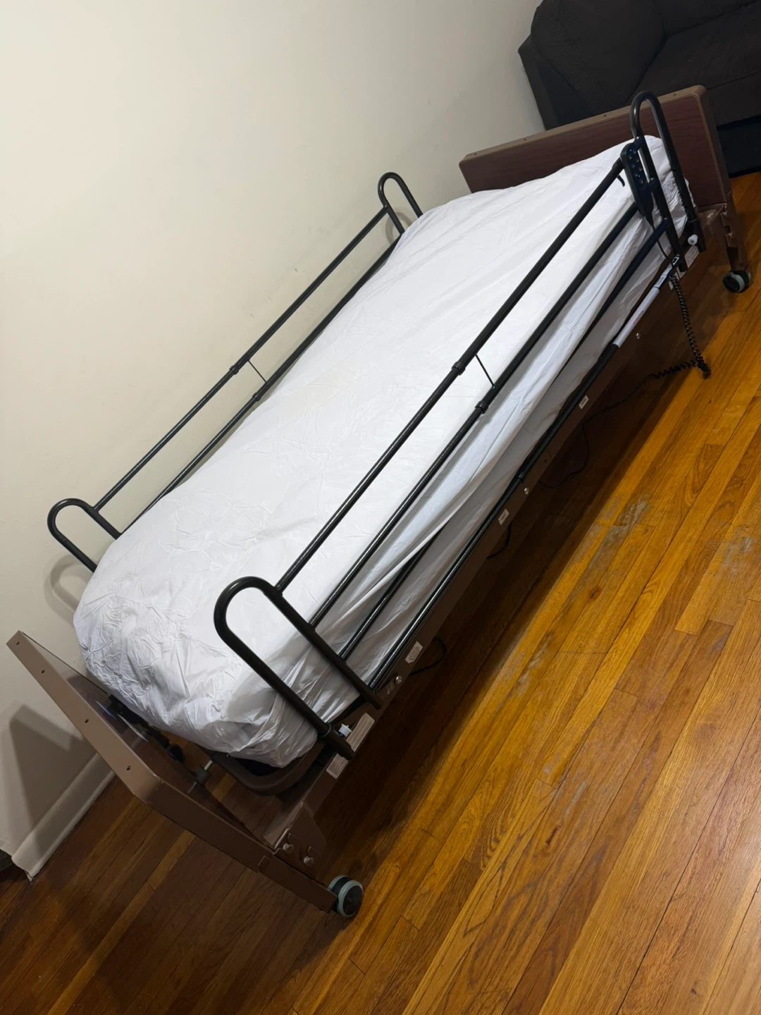 Drive brand Hospital Bed with Mattress and Remote - photo 2