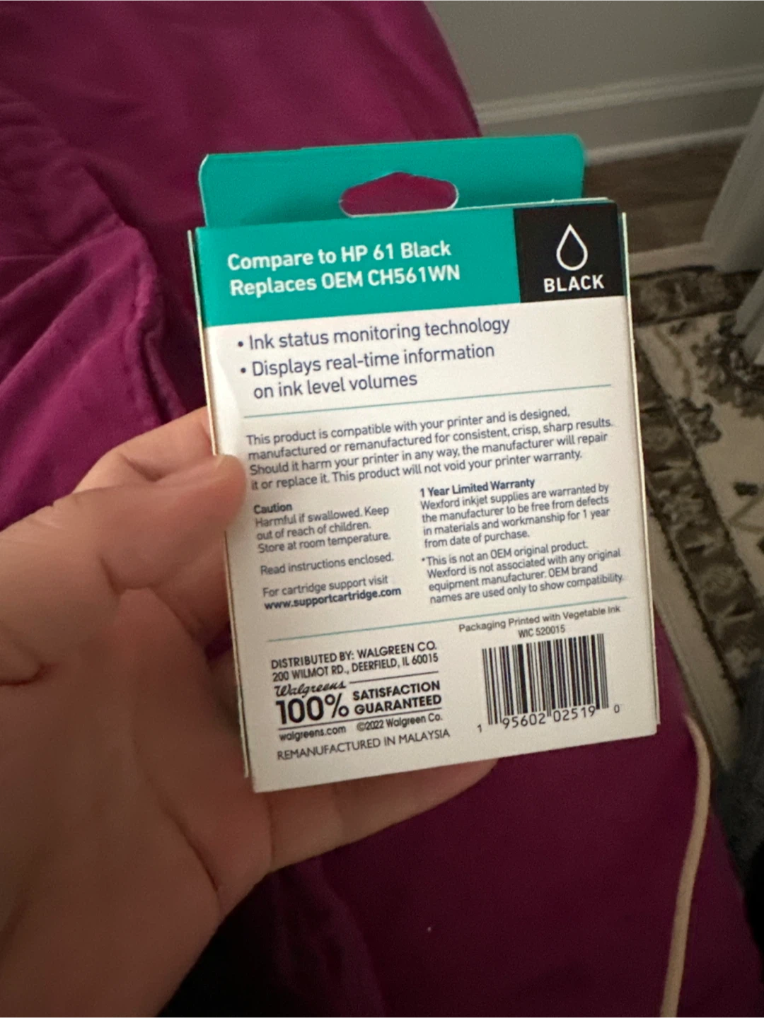 Wexford 61 Black Inkjet Cartridge - photo 2
