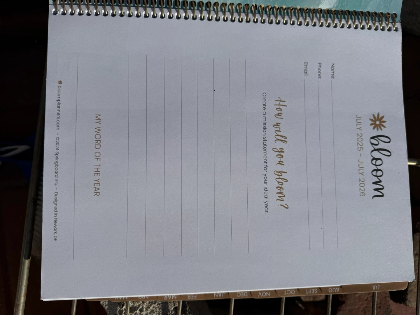 Bloom 2025-2026 Weekly Planner & Habit Tracker - photo 2