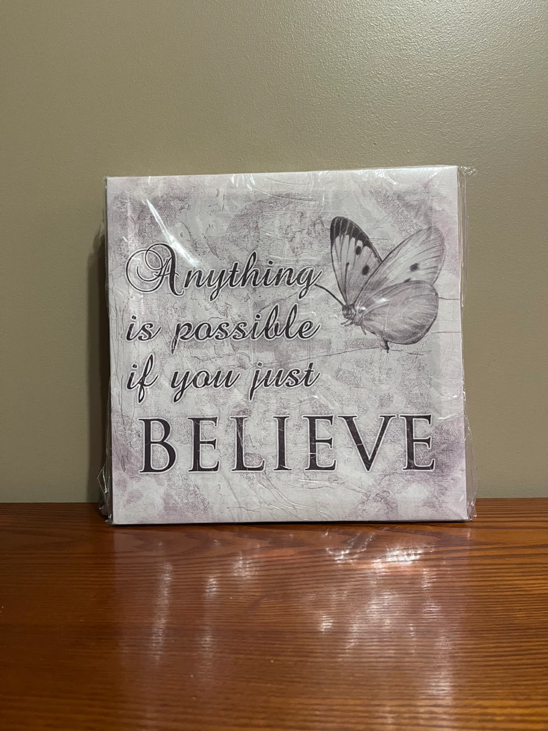 4 BUTTERFLY INSPIRATIONAL CANVAS WALL ART - photo 2
