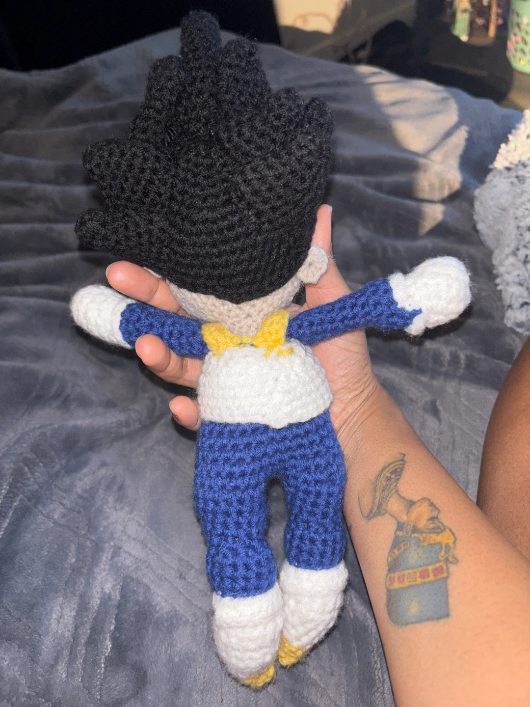 Handmade Crocheted Vegeta Doll - photo 3