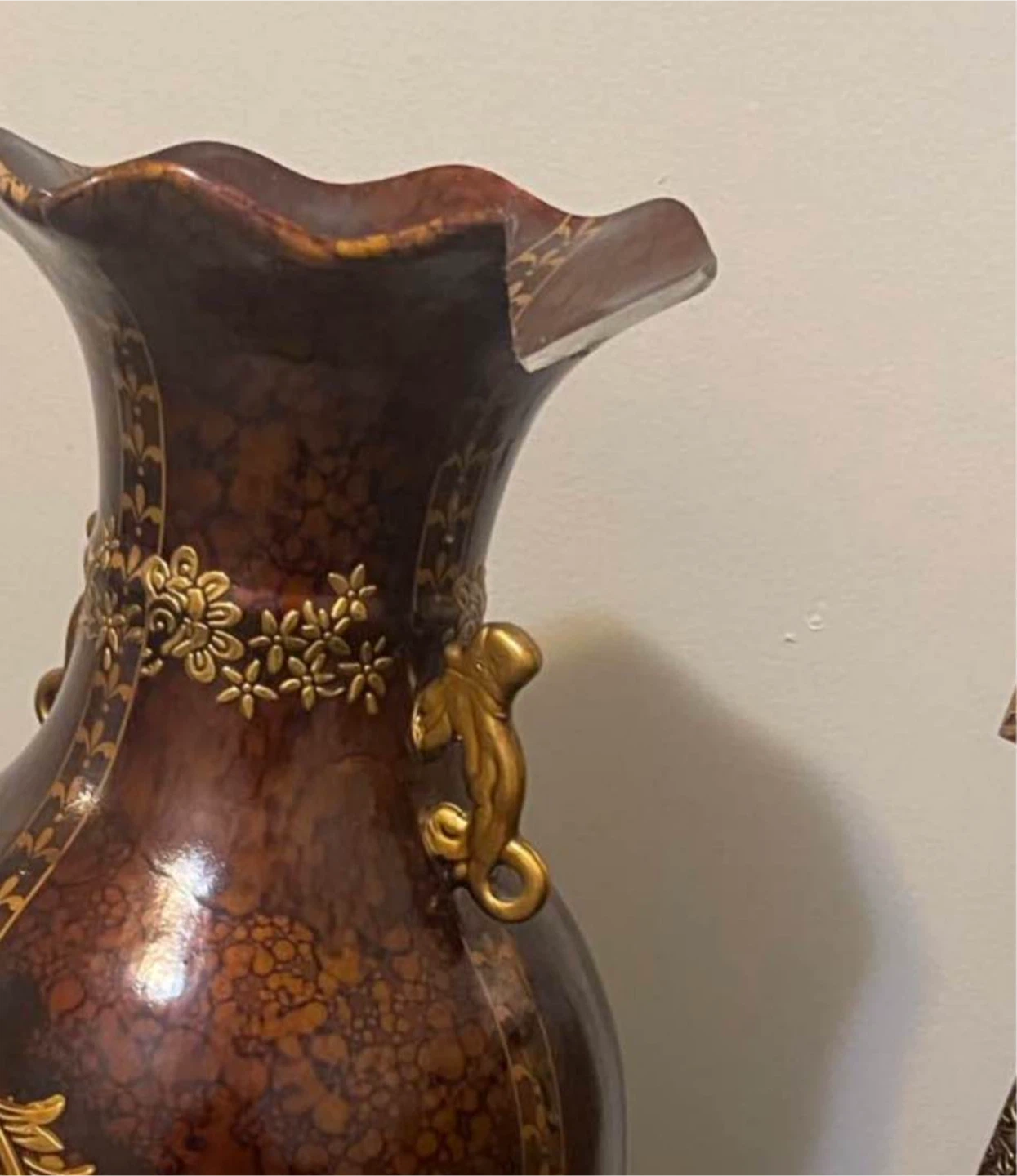 Set of 2 Decorative Vases with Wooden Stand - photo 4