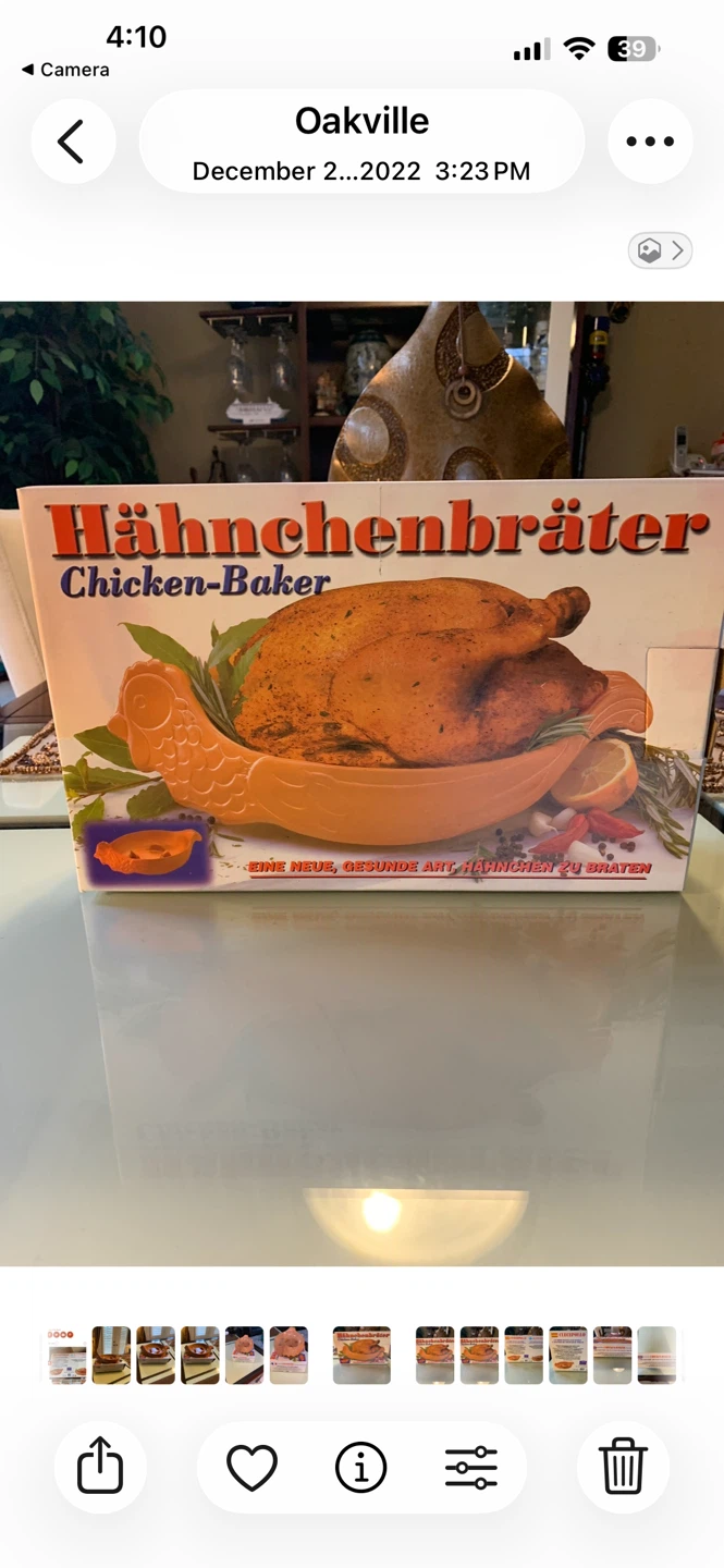 Hähnchenbräter Chicken Baker Ceramic Roaster - photo 4