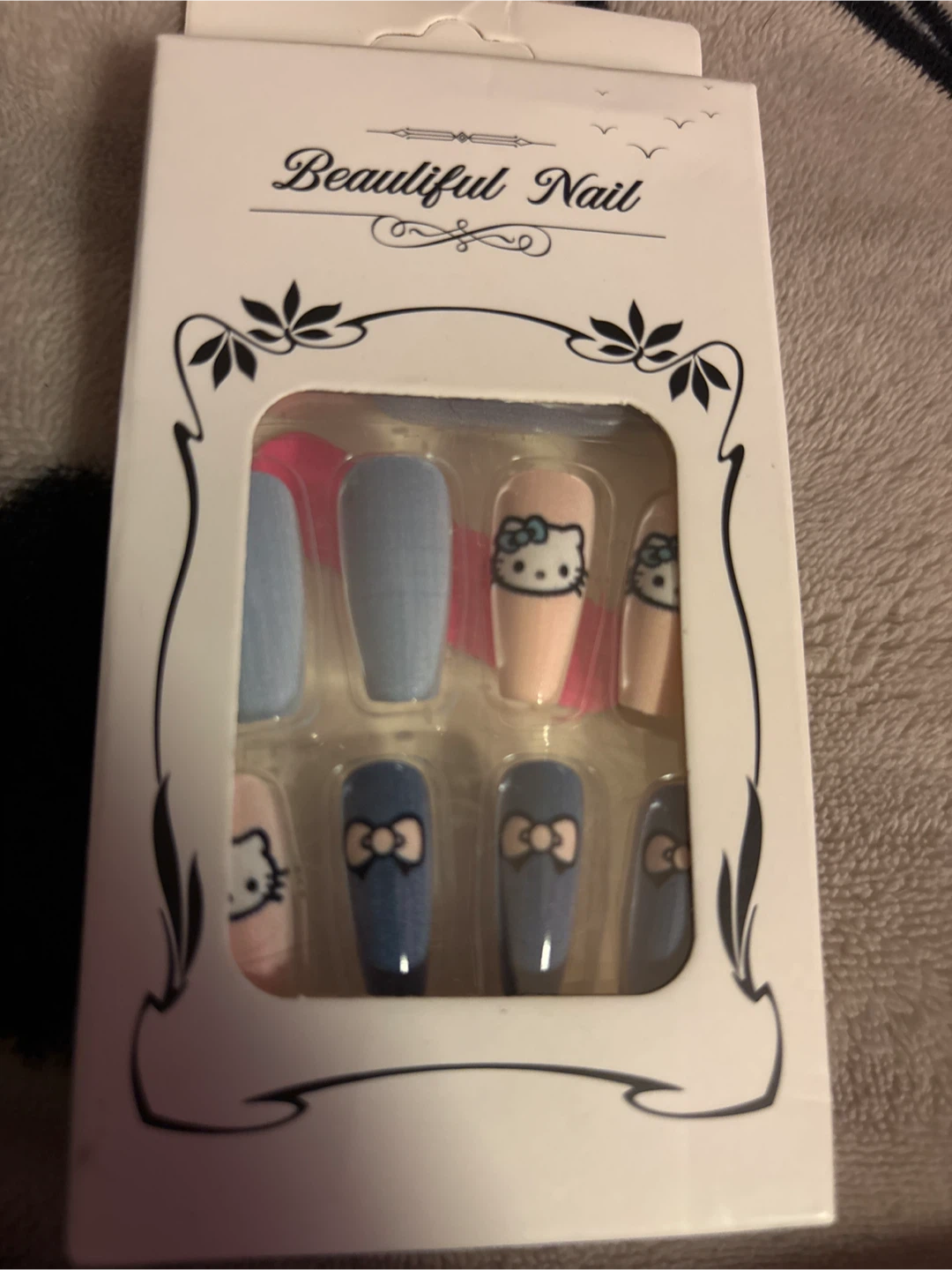 Brand new Beautiful Nail False Nails - Hello Kitty Design - photo 2