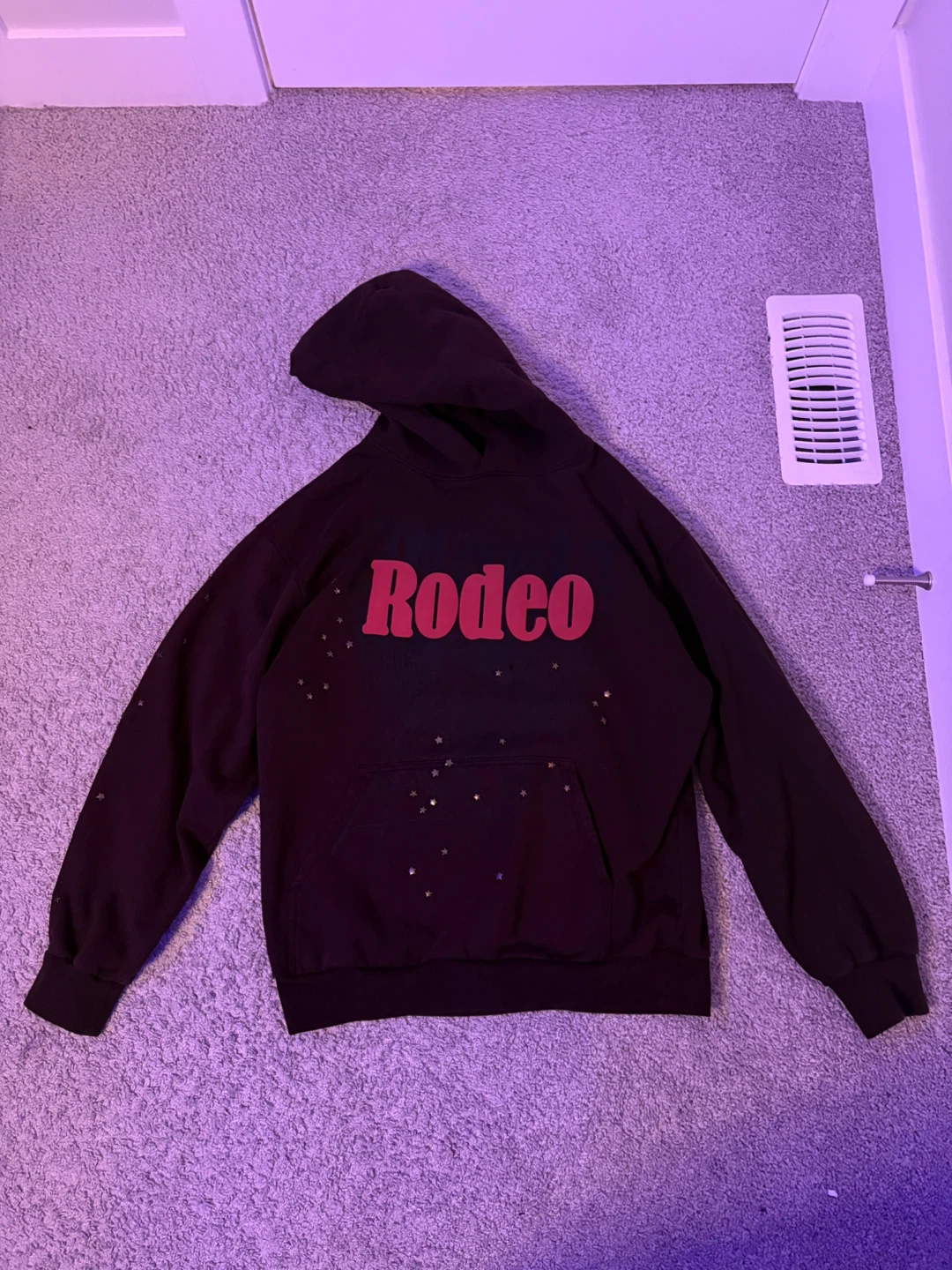 Cactus Jack x Sp5der Days Before Rodeo Hoodie Brown L REAL
