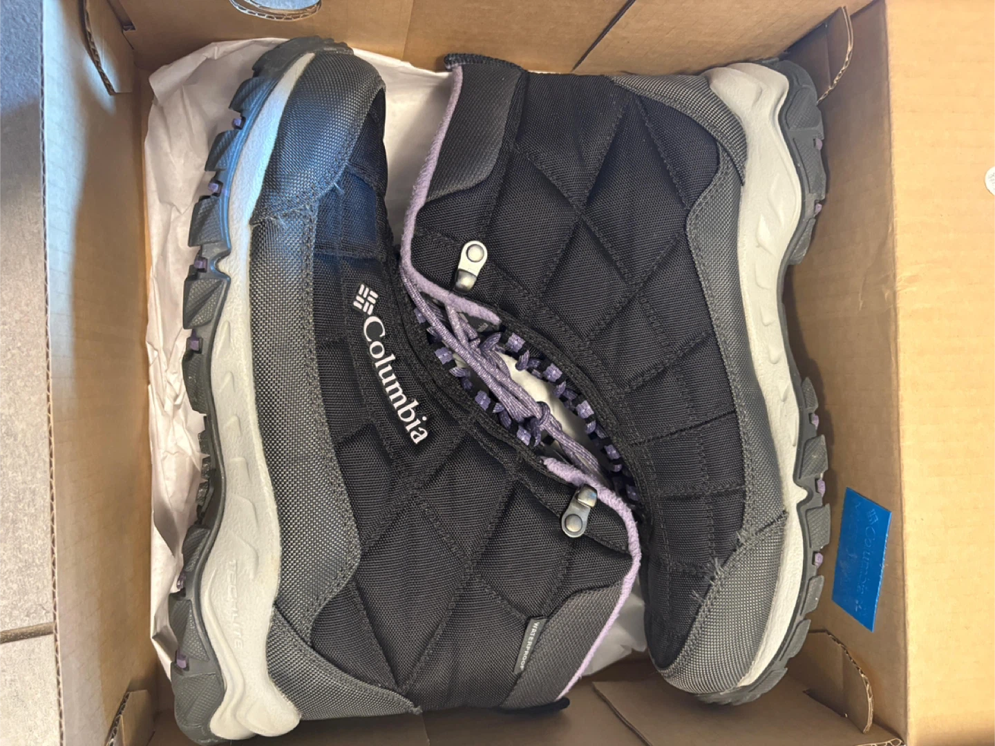 Columbia Women's Firecamp Waterproof Winter Boots - Size 8