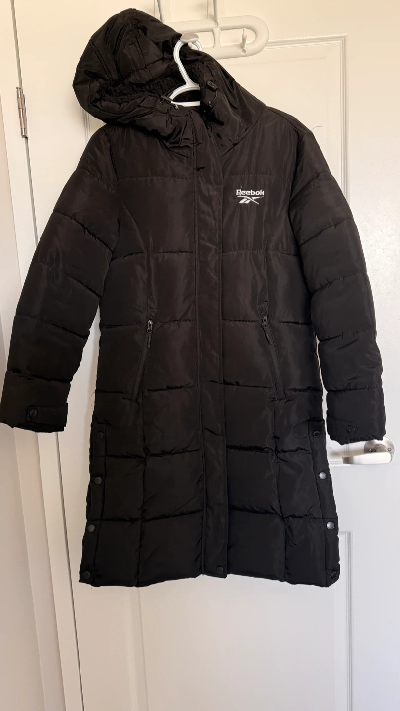 Reebok Black Puffer Winter Coat - photo 2