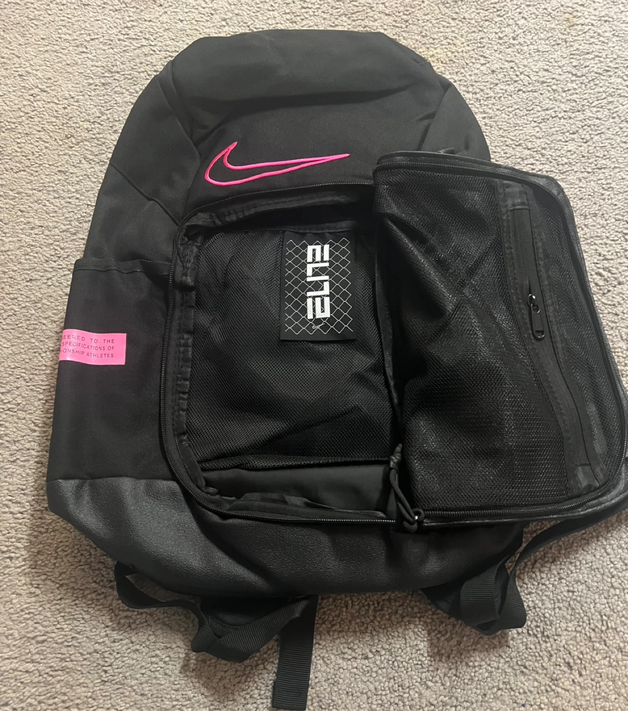 Nike Elite Pro Hoops Backpack Fight breast Cancer - photo 2