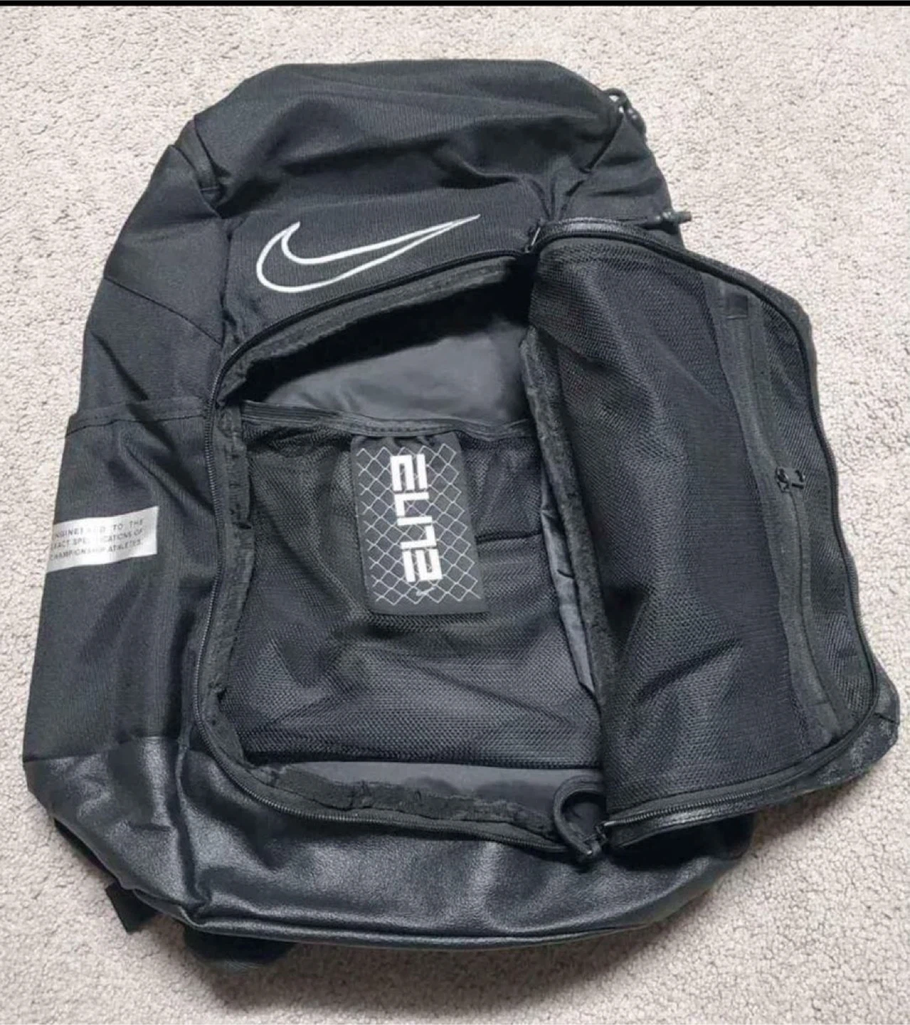 Nike Elite Pro Hoops Backpack Black 32L - photo 2