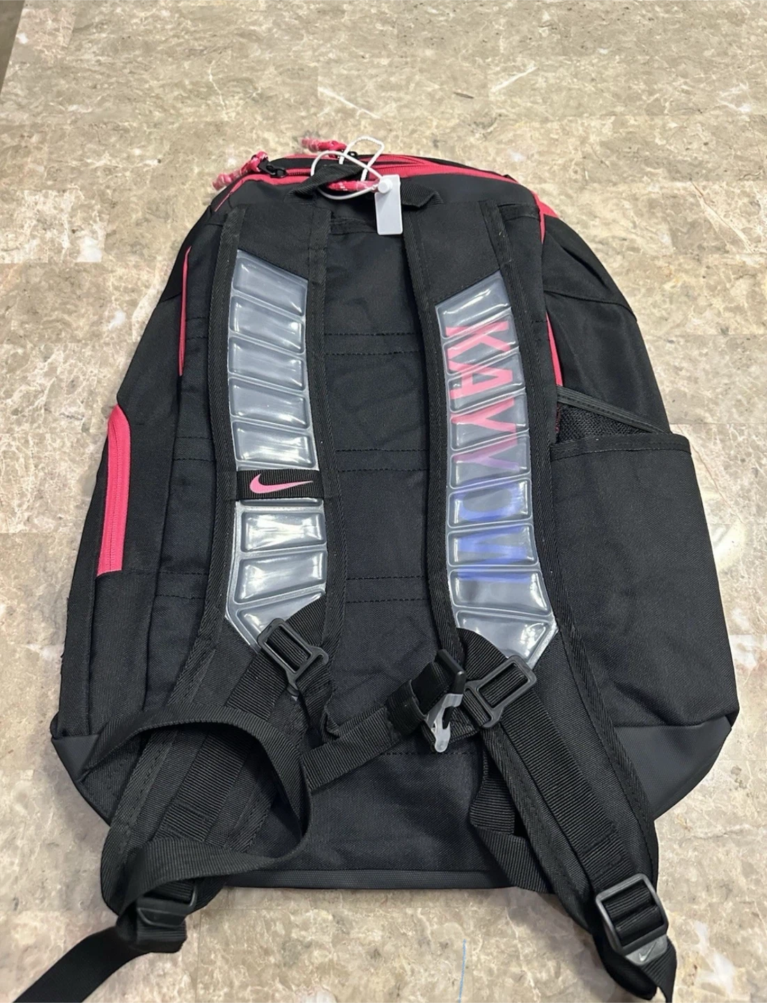 Nike Elite Pro Hoops Backpack Black Pink - photo 3