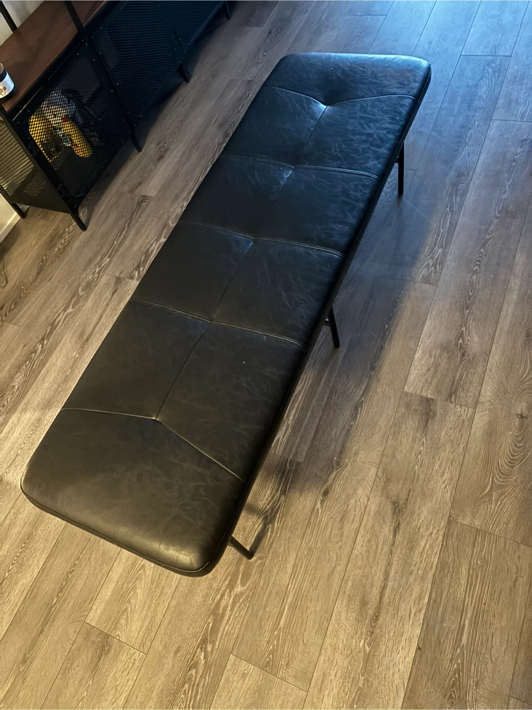 Stylish black bench - photo 2