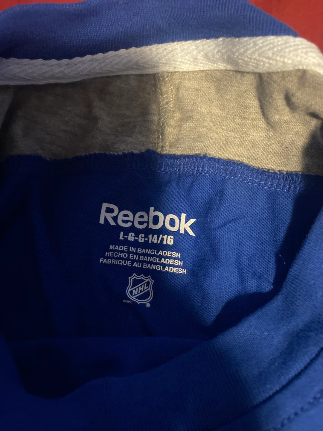 Toronto Maple Leafs Long Sleeve Hockey Shirt Youth L (14/16) - photo 2