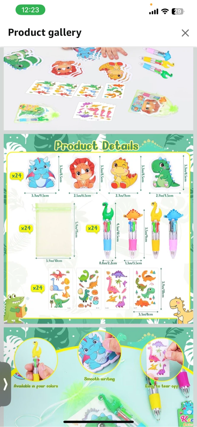 Dinosaur Stationery Set for Kids - photo 2