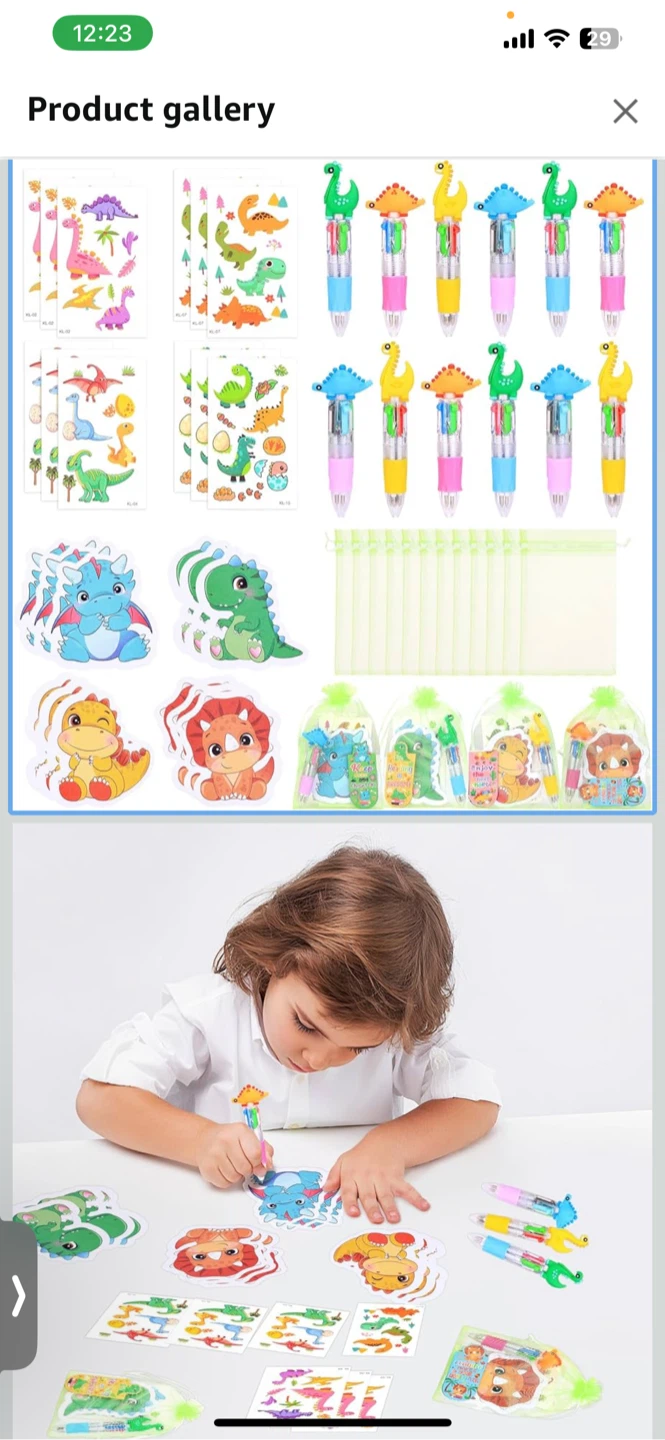 Dinosaur Stationery Set for Kids