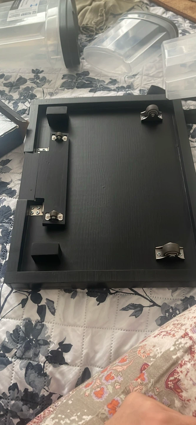 ANBOXIT Appliance Slider 15.5" x 12" Wide/Deep Black Brown - photo 2