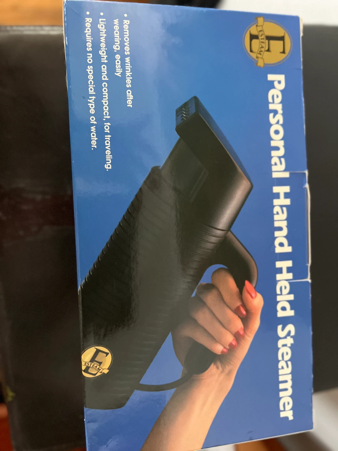 ESTEAM Personal Hand Held Steamer, 120 Volt, Black - photo 4
