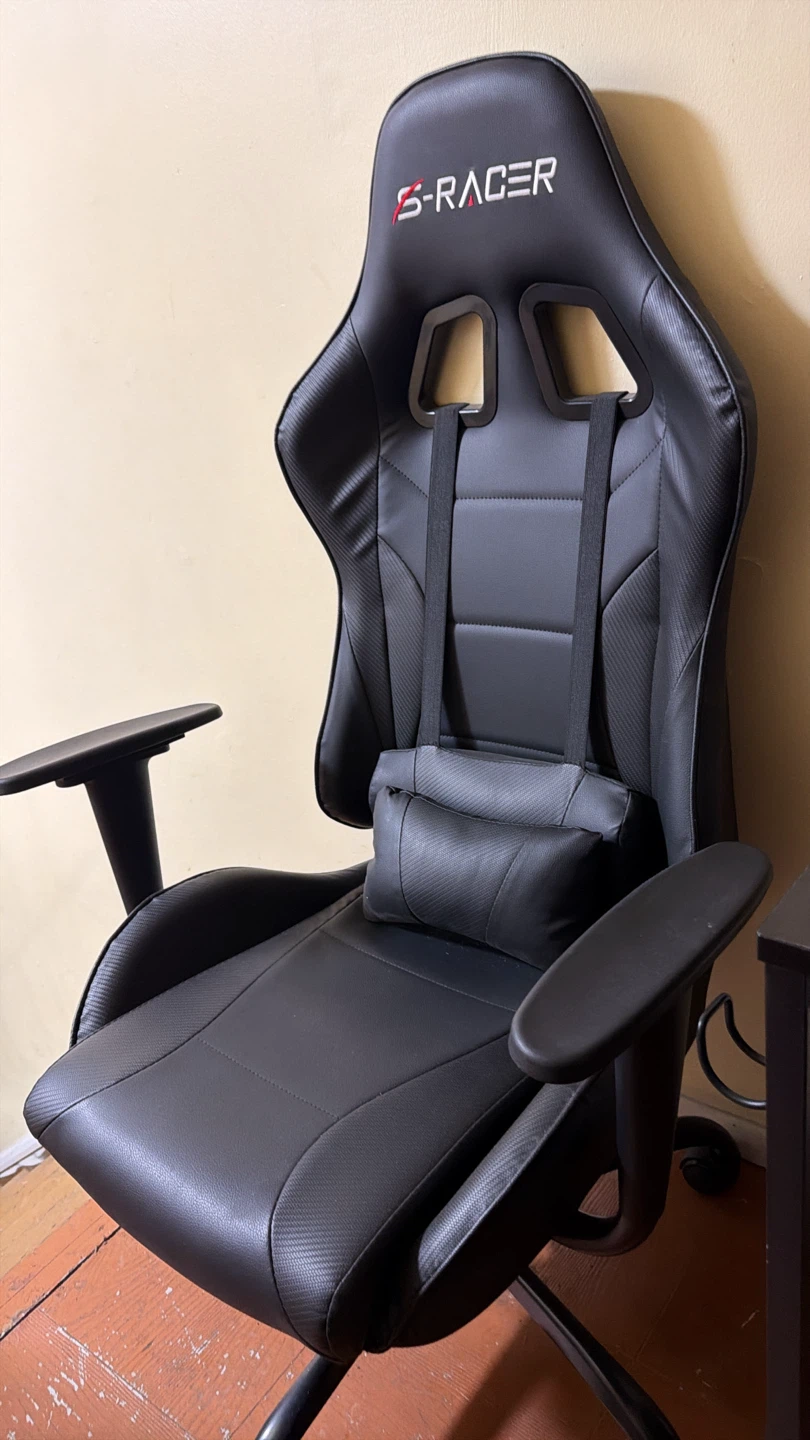 S-Racer Gaming Chair - Black - photo 2