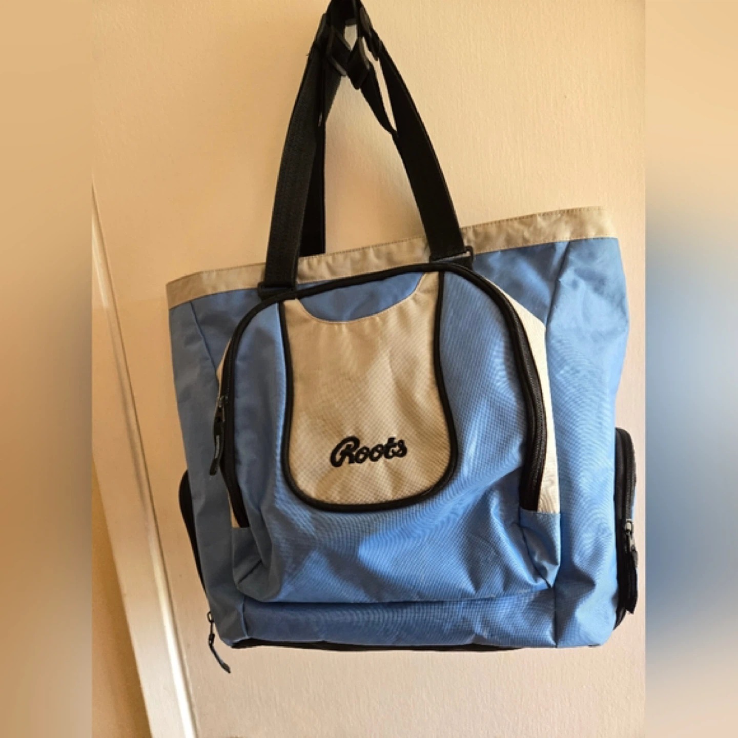 Roots Travel Bag - Blue, Black, Gray Canvas - photo 2