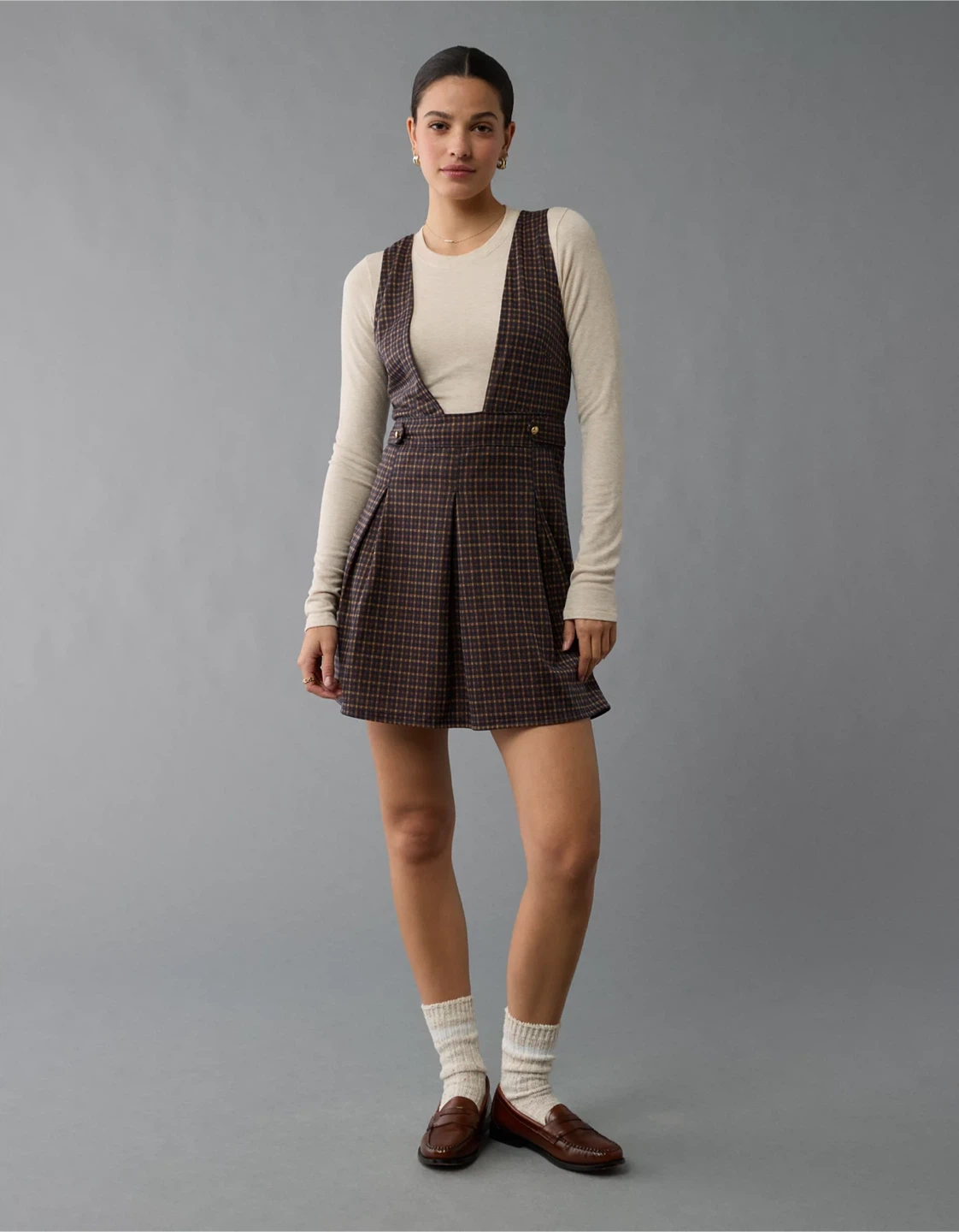 American Eagle Outfitters AE It Knit Pinafore Mini Dress (BNWT) - photo 4