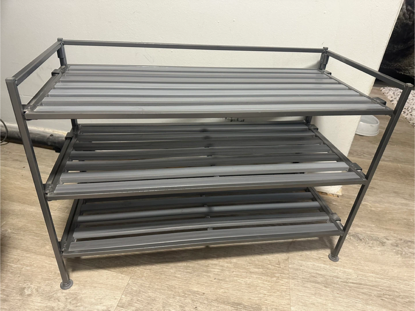 3-Tier Metal Shoe Rack