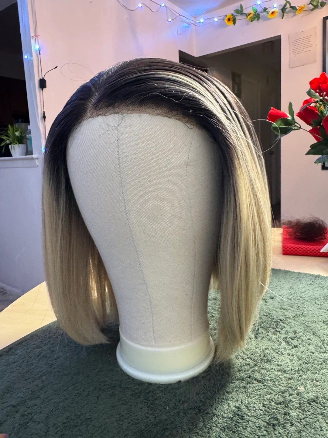 Ombre Blonde Bob Wig