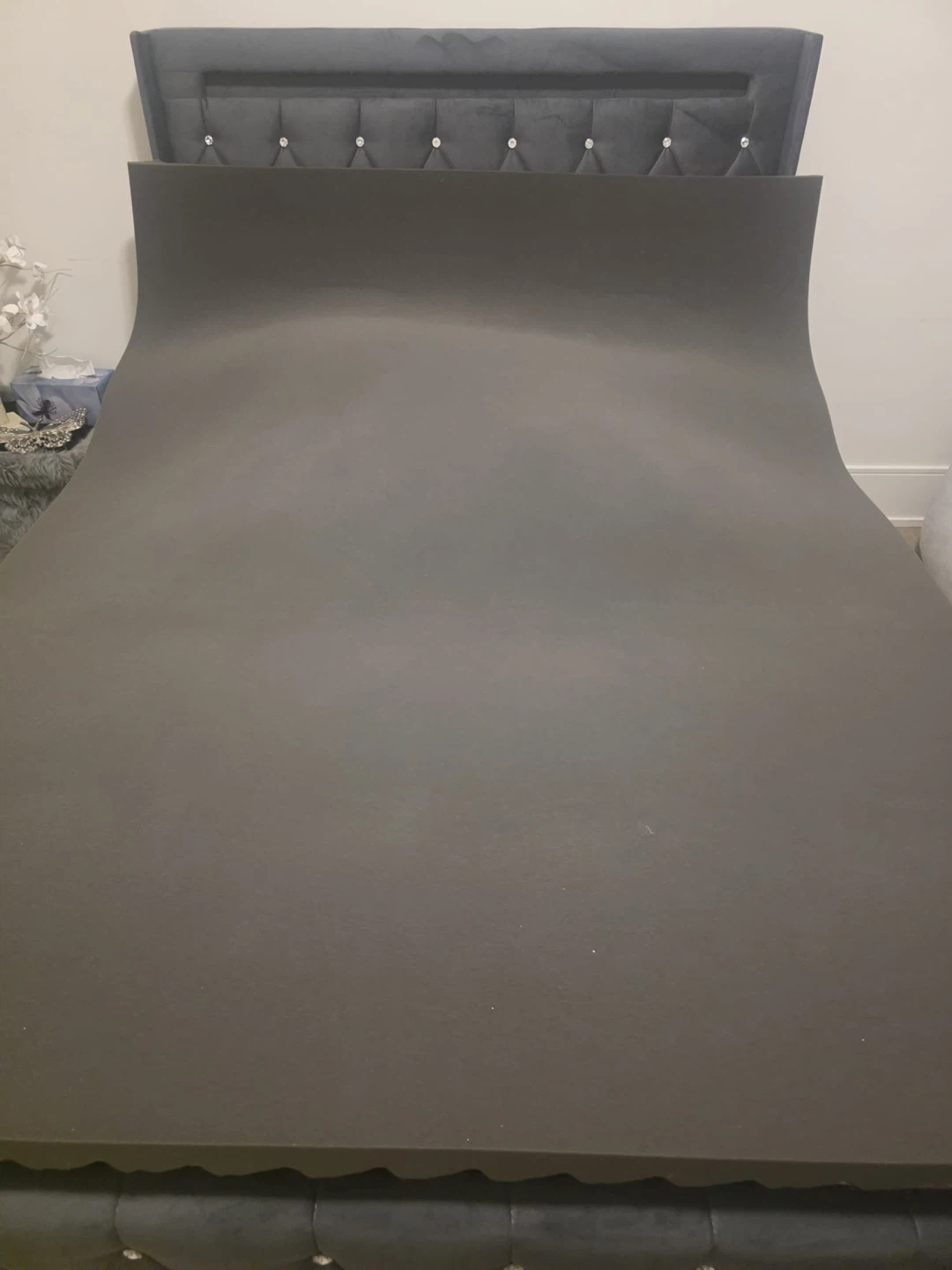 Grey Foam Mattress Topper - Multiple Textures - photo 2