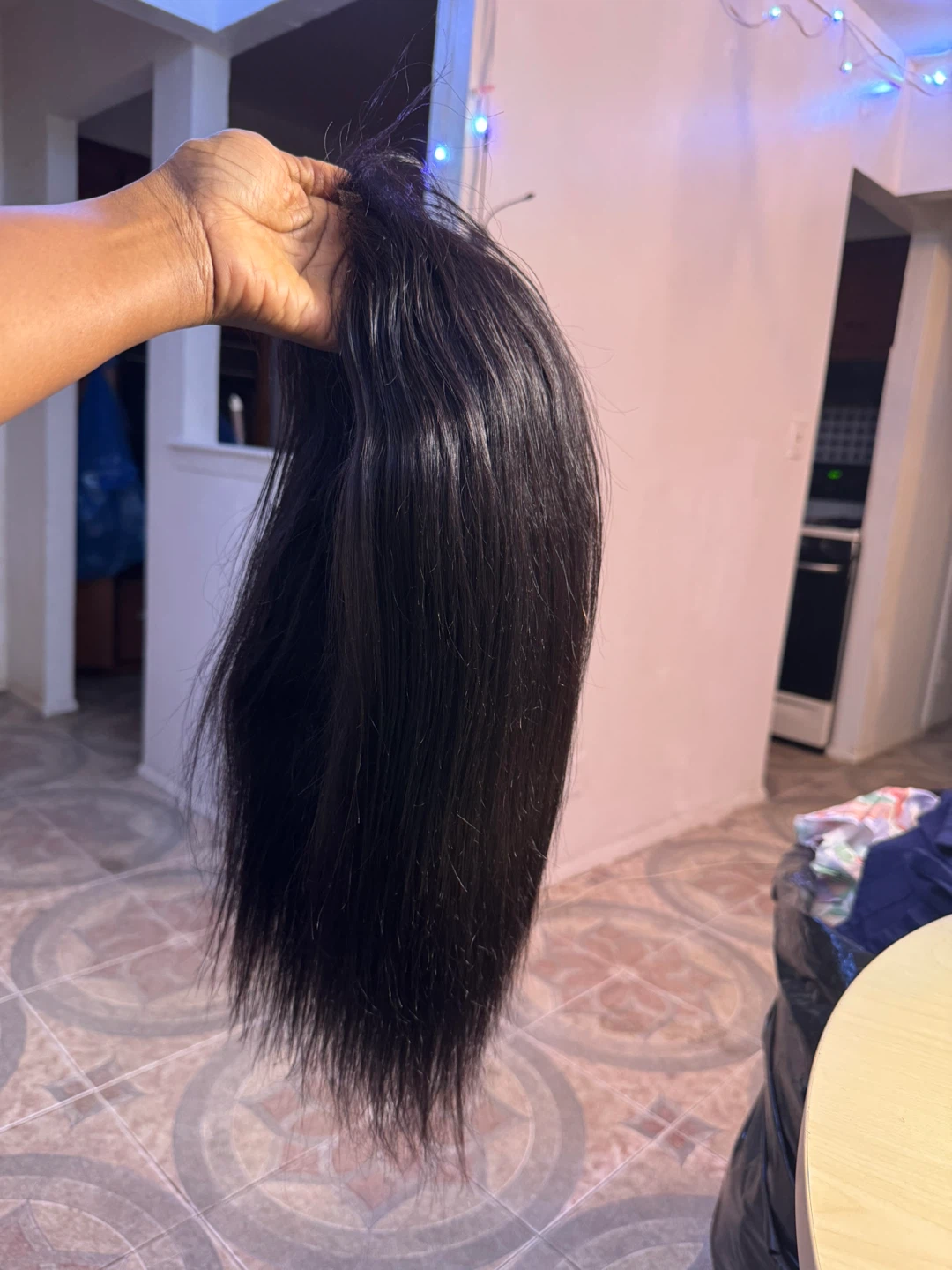 100 human hair Wig - Black, Straight, Bob Cut - photo 5