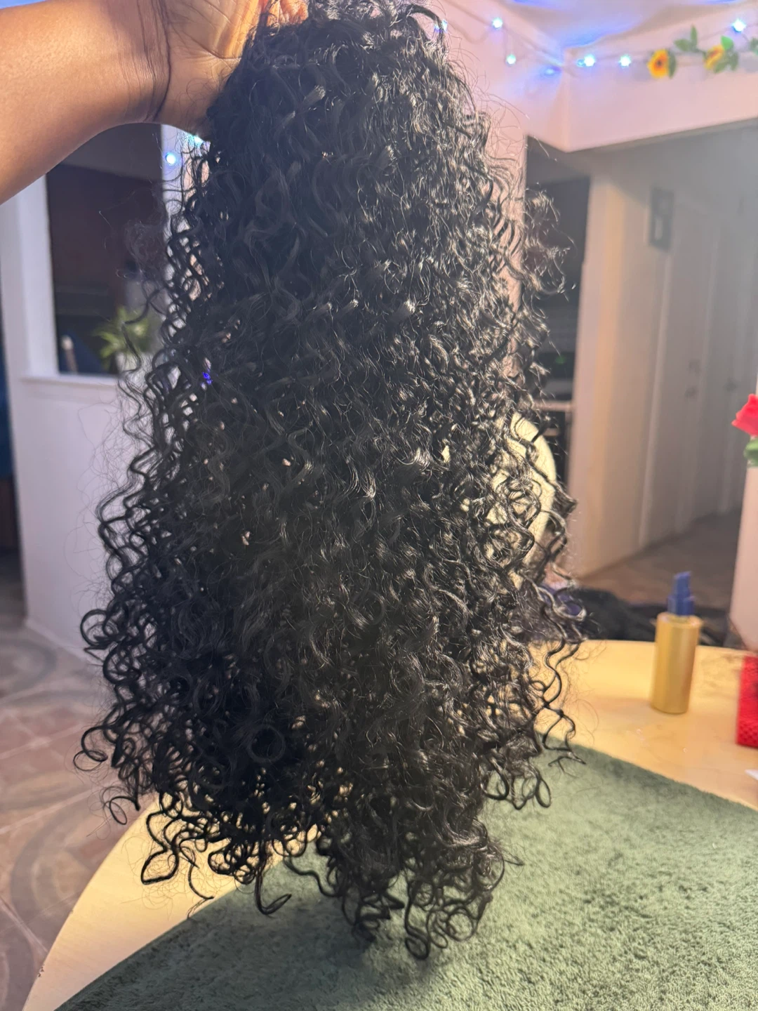Black Curly Wig 18 pous - photo 4