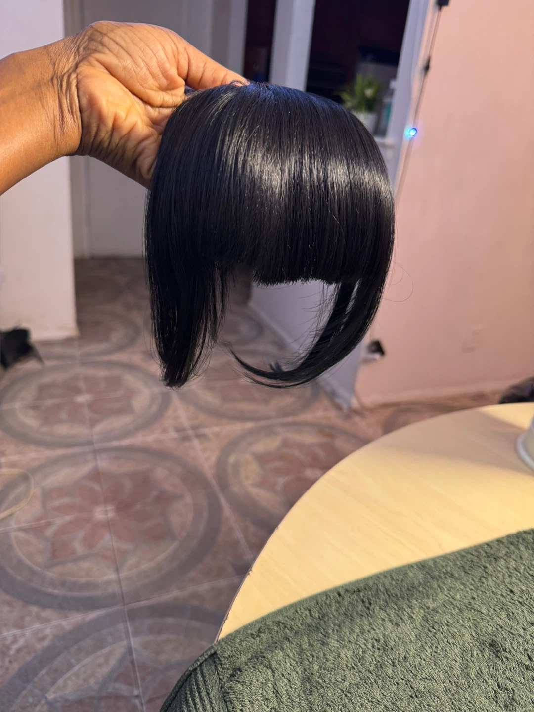 Black Hair Bangs Clip-in Hair Extension