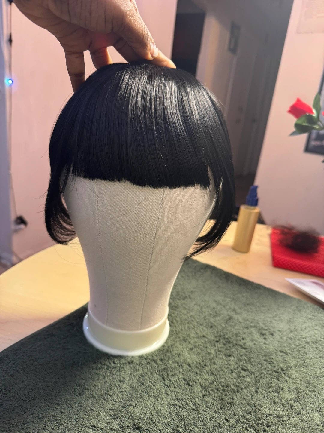 Black Hair Bangs Clip-in Hair Extension - photo 5