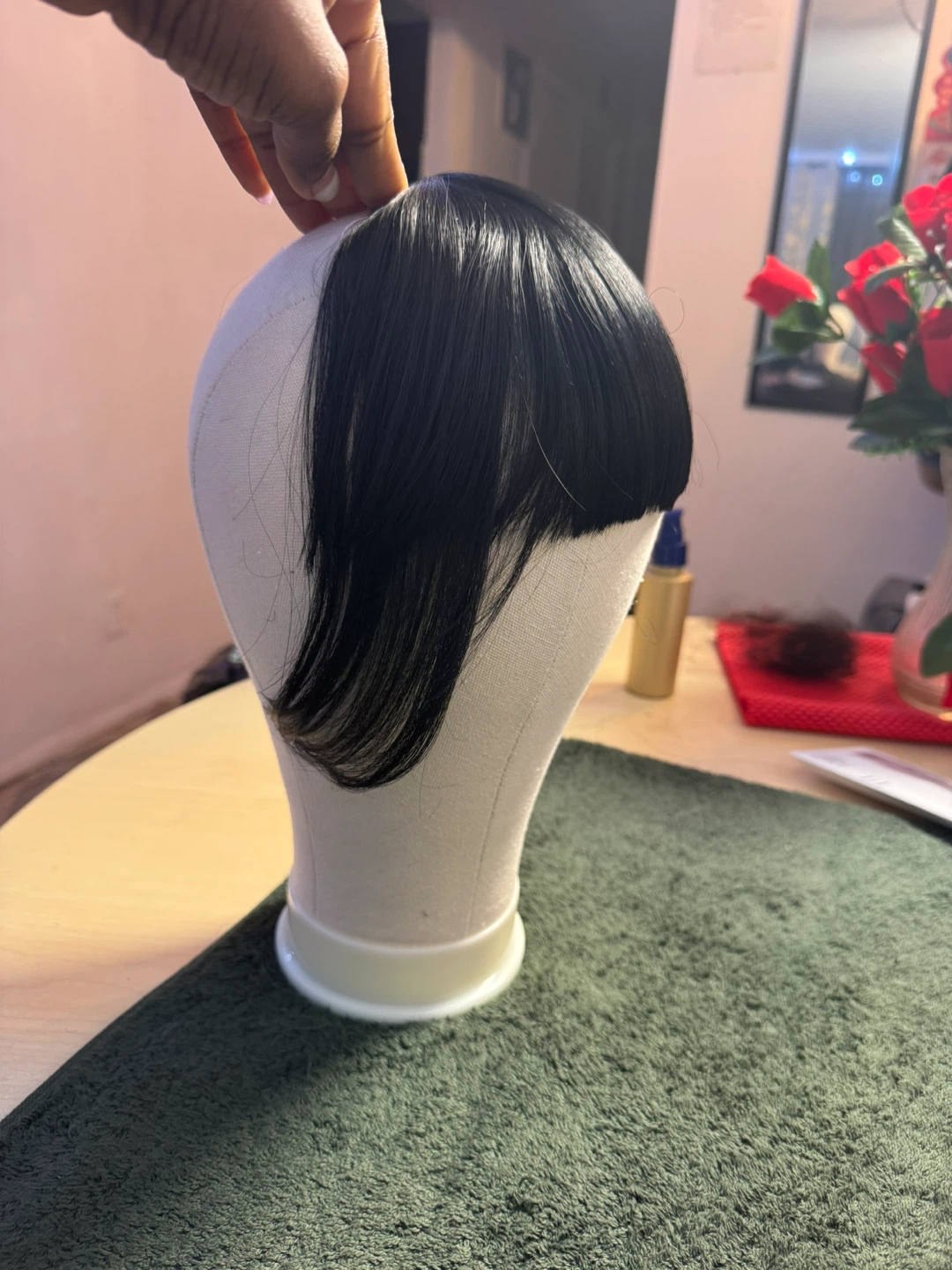 Black Hair Bangs Clip-in Hair Extension - photo 3