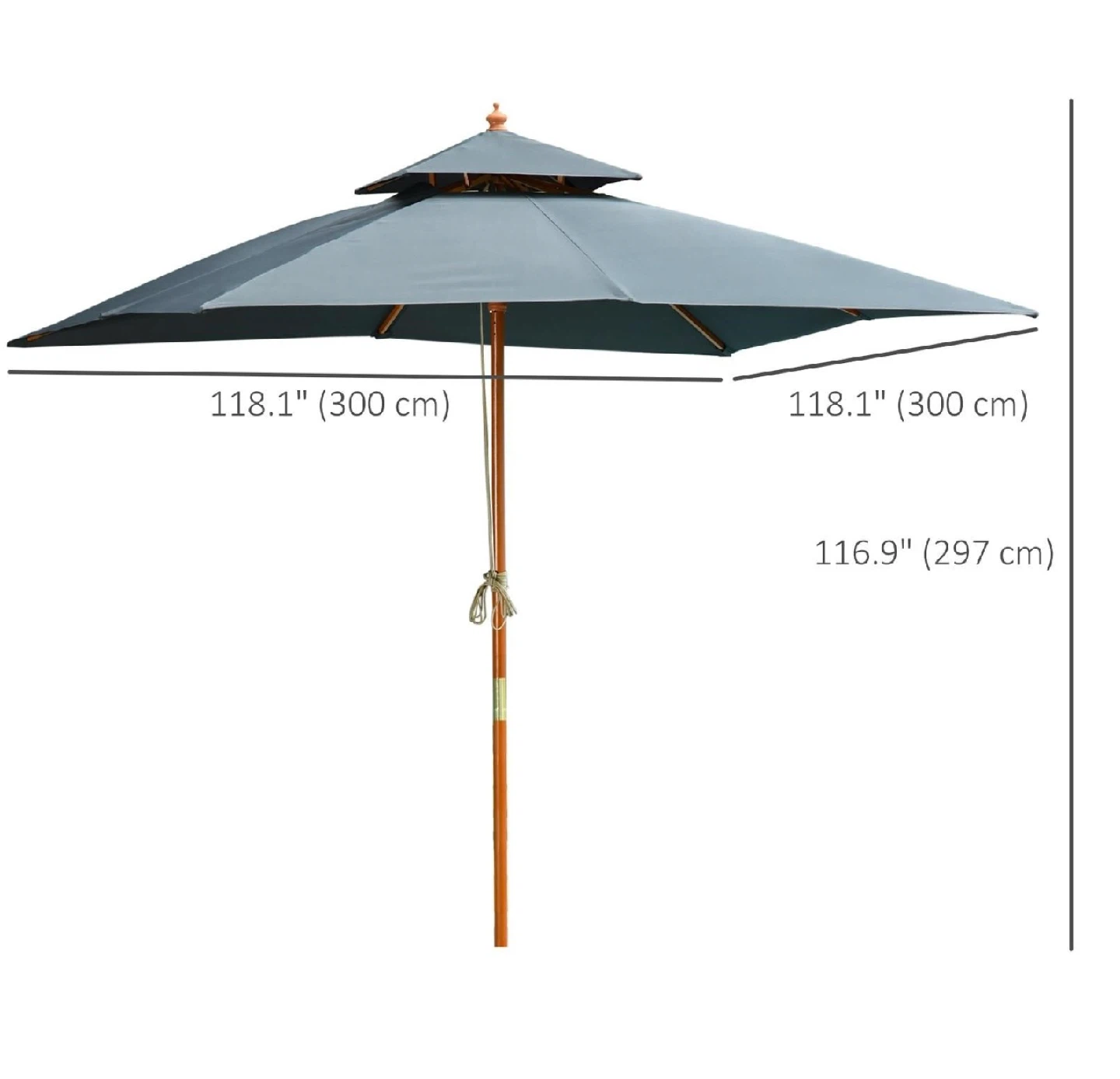 Outsunny 118" Patio Umbrella - photo 2
