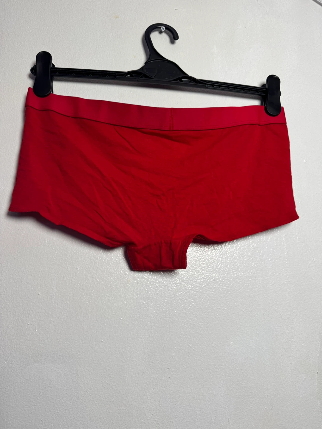 Victoria's Secret Red Shortie Panty with Rhinestone Logo - photo 2