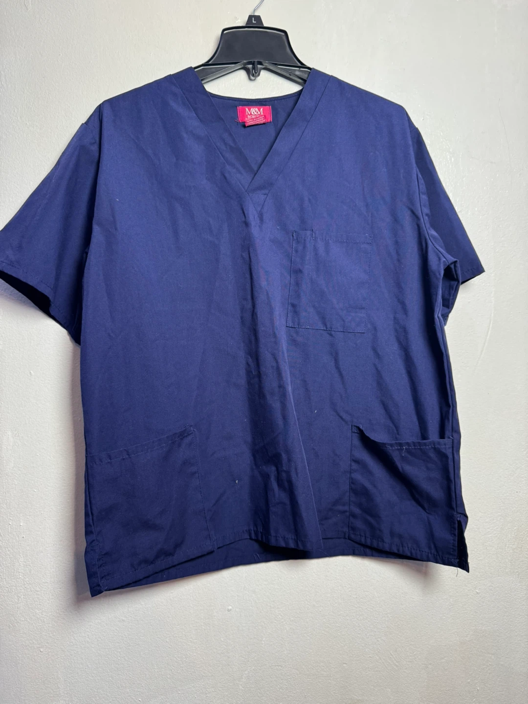 M&M Scrubs Navy Blue Scrub Set - Size Medium - photo 5
