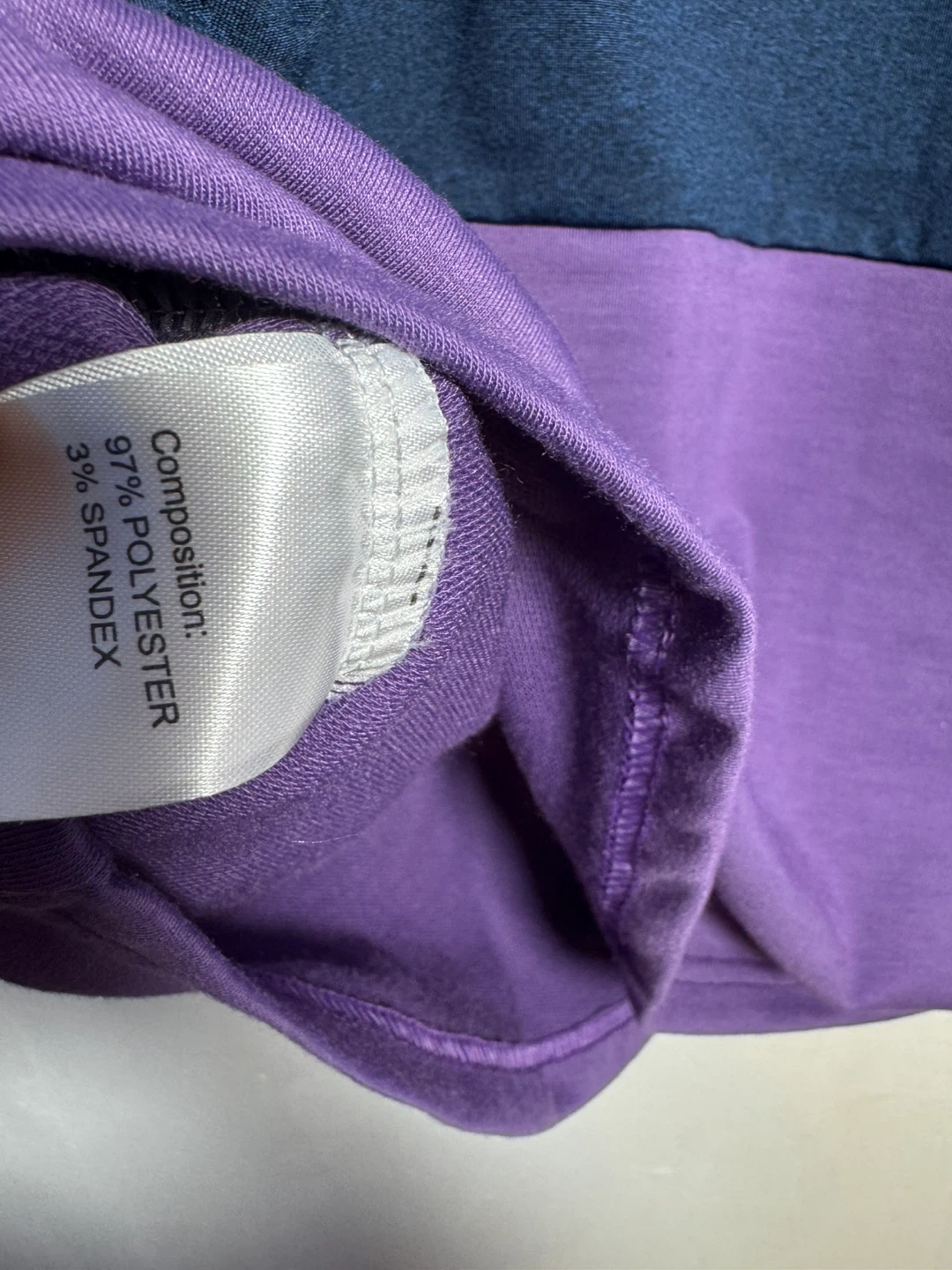 Colorblock Striped Hoodie - Size L - photo 3