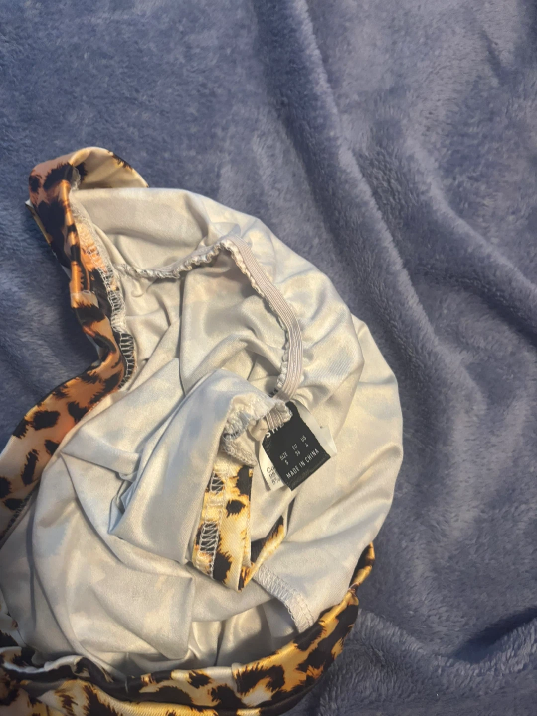 Ruched Leopard Print Mini Skirt - photo 3