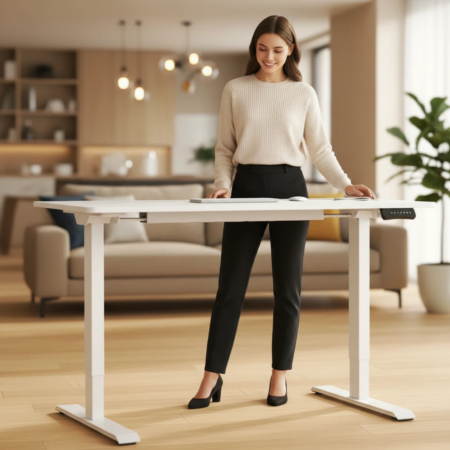 Adjustable Standing Desk Frame