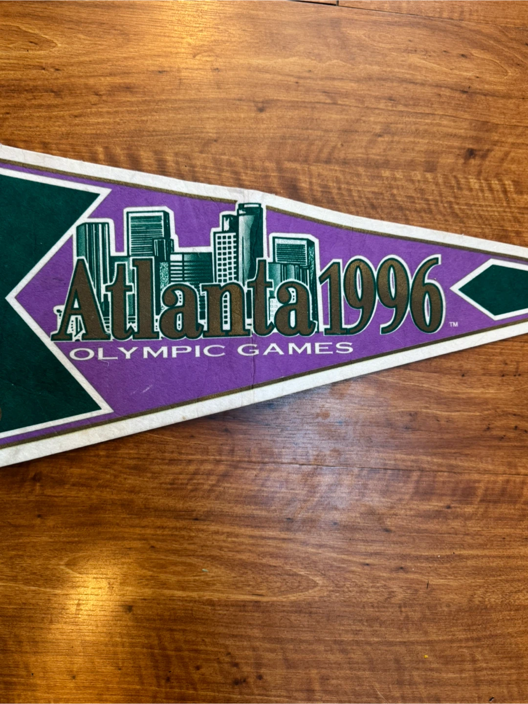 Atlanta 1996 Olympic Games Pennant - photo 3