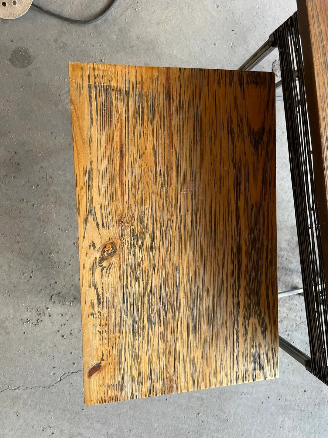 Refinished Nesting Tables - Wood & Metal - photo 4