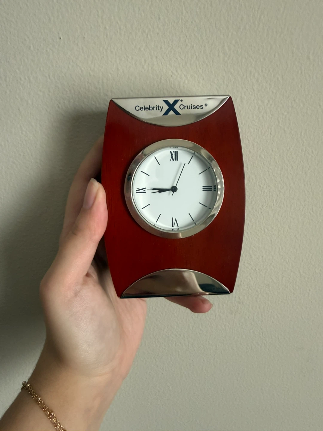 Wooden Desk Clock